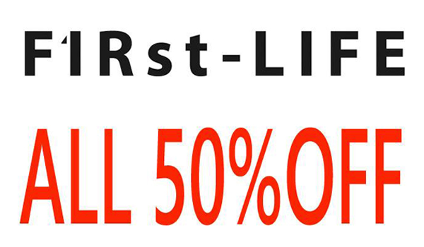 【F1Rst-LIFE ALL 50% OFF,】